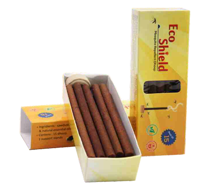 eco shield mosquito repellent dhoop stick